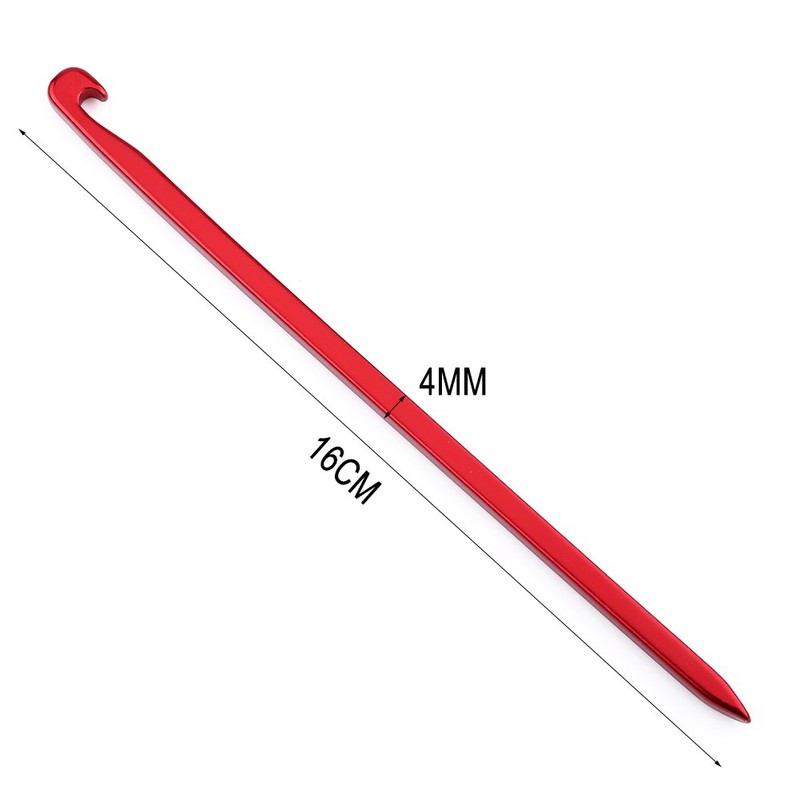 Tent Pegs 10pcs 16cm Tent Stakes Pegs Aluminum Alloy Duty