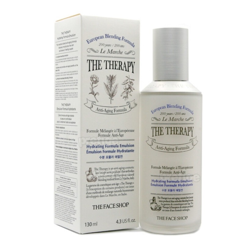 The Face Shop The Therapy Moisture Formula Emulsion 130ml /