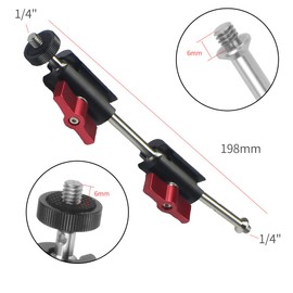 CS PRIORITY Universal 360 Rotate Mini Magic Arm Mount Adapter with 1/4" Screw for DSL Camera Cage Rig Monitor Holder Flash LED Trigger for action cameras (F)