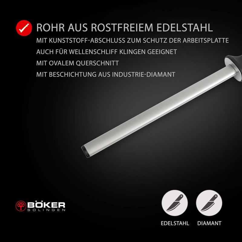 BÖKER Solingen Diamond Grinding Rod
