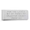 Money Clip for Dad Gifts from Daughter Funny Fathers Day