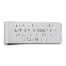 Money Clip for Dad Gifts from Daughter Funny Fathers Day Present for Men Dad Birthday Gift for Dad Father Gifts for Daddy Dad Father Retirement Gift for Fathers Dad Birthday Gifts from Daughter
