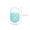 Kisangel 2pcs Portable Pacifier Holder Case Lightweight and Material Easy