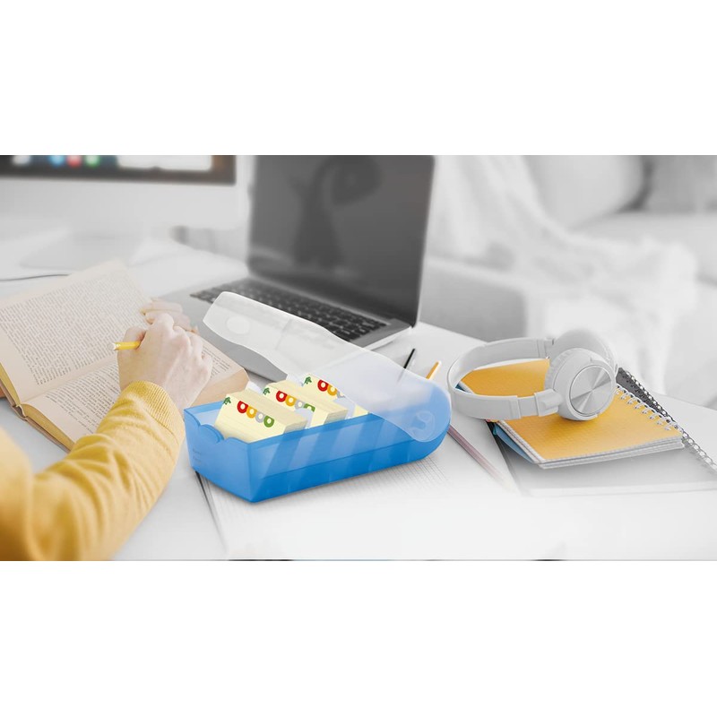 Han Croco Flashcard Box to Learn Vocabulary Easily, 5-Compartment Learning
