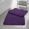 Bluemoon Bedding Memory Foam Bath Mat 2 Piece Set Pebbles