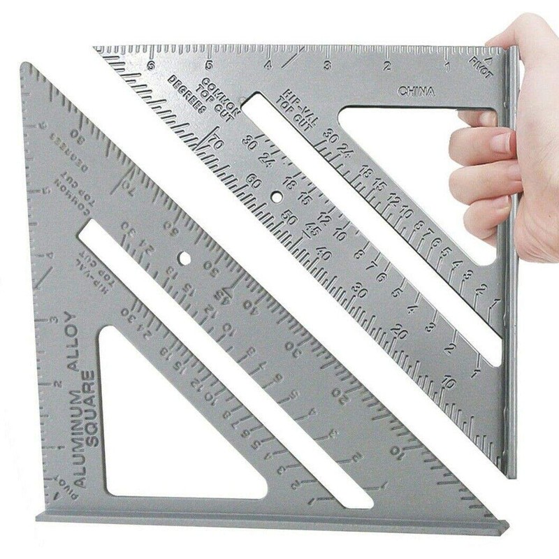 New 7" Aluminum Roofing Roofer Square Carpenters Wood Working 7