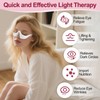 Under Eye Red Light Therapy Device, Red Light Therapy Glasses,