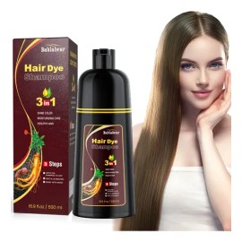 Shampoo Para Canas 500ml Natural Jengibre Tinte Cubre Canas                                                                                           