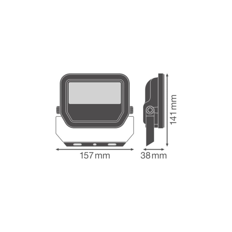 Ledvance LED Spotlight Aluminium White 17W 2400lm 100D - 840