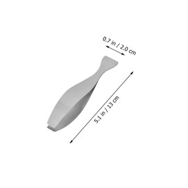 SHOWERORO 4pcs Multi Function Tweezers for Hair Removal Kitchen Tool for Plucking Chicken Hair Fish Bones Easy to Clean Dishwasher Safe