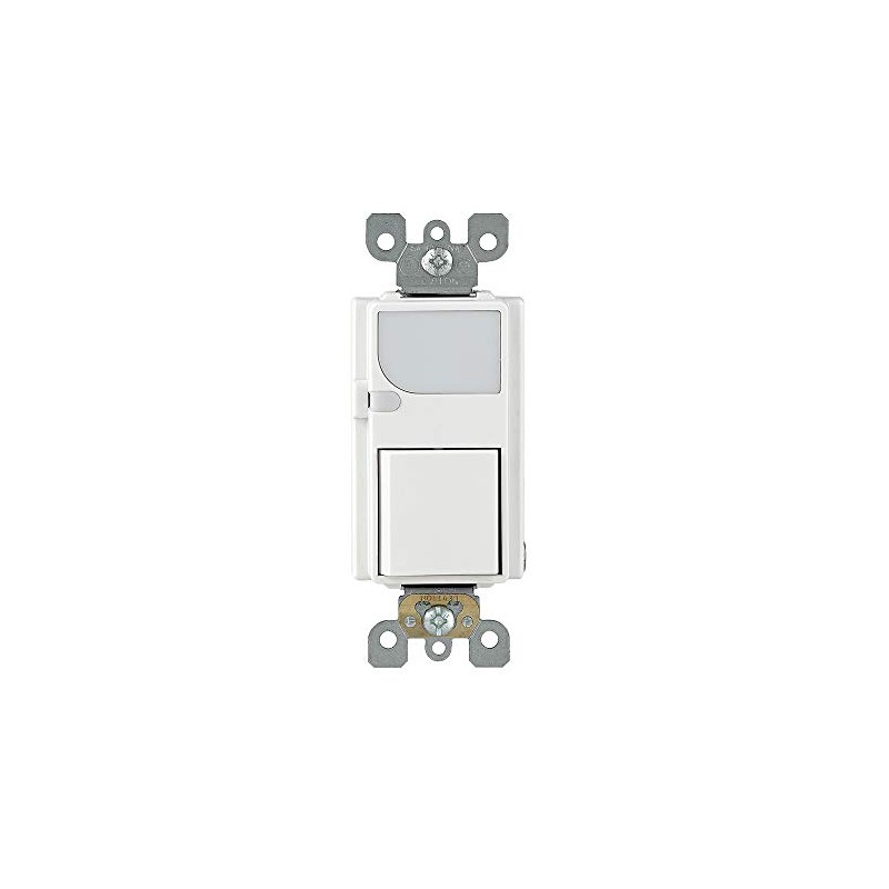 Leviton 15-Amp 120V AC Combination Decora Switch with LED Guide