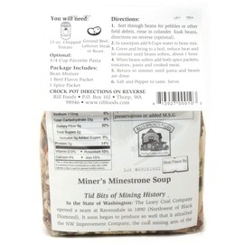 Rill Foods Miners Minestrone Soup Mix 11 oz