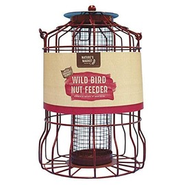 NEW SQUIRREL GUARD HANGING BIRD NUT FEEDER GARDEN BIRDS FEEDING FEED STATION