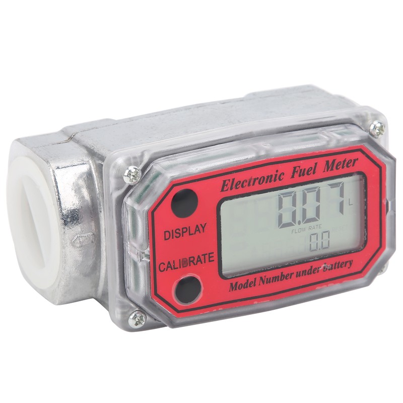Digital Fuel Flow Gauge Flowmeter for Diesel Kerosene Chemicals Gasoline