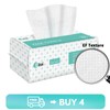 Disposable Face Towels for Sensitive Skin:_1 Black Pack (Total 50