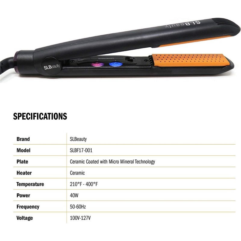 Shield Life Beauty Hair Flat Iron, Ceramic Hair Styling Straightener
