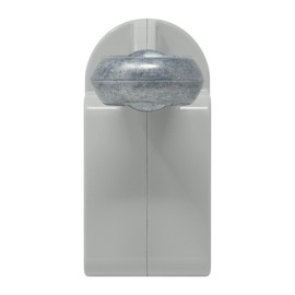 DIWARO. Worm gear for awnings, reduction ratio 7:1, RAL 7035 (light grey), 13 mm internal square, awning gear