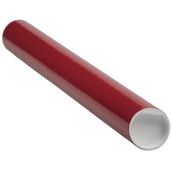 JAM Paper® 2 x 24 Mailing Tube - Red - Sold Individually