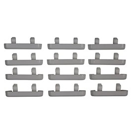 Generic 12 x PVC Window Drain Caps Weep Hole Drainage Covers uPVC Double Glazing White