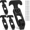 Mudder Flexible Rubber Draw Latch T Handle Hasp Rubber Draw