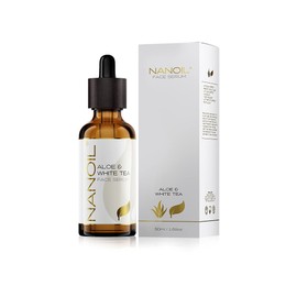 Nanoil Facial Serum with Aloe Vera & White Tea - Nourishing, Revitalising, Antioxidative Facial Serum with Aloe Vera and White Tea 50ml