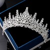 Silver Crown for Women Crystal Princess Tiara – Sparkly Rhinestone