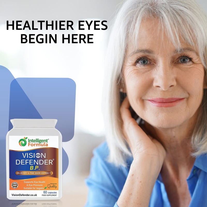 Vision Defender BP Eye Supplement: Bilberry and Pine Bark Extracts