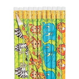 ZOO ANIMALS PENCIL - Stationery - 24 Pieces