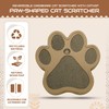 Paw-Shaped Cat Scratcher | Reversible Cardboard Kitten Scratcher | Kitten