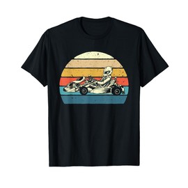 Retro Vintage Go Karting - Race Driver Go Kart Racer Racing T-Shirt