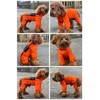 Dogs Waterproof Jacket, Lightweight Waterproof Jacket Reflective Safety Dog Raincoat