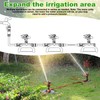 Jingmore 2 Pack Pulsating Lawn Sprinkler for Large Yard, 800