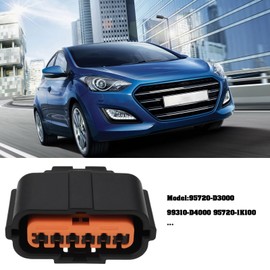 ECSiNG 2 Stück 6-poliger Parksensor-Anschluss mit Klemme Kompatibel mit Hyundai KIA 95720-D3000 99310-D4000