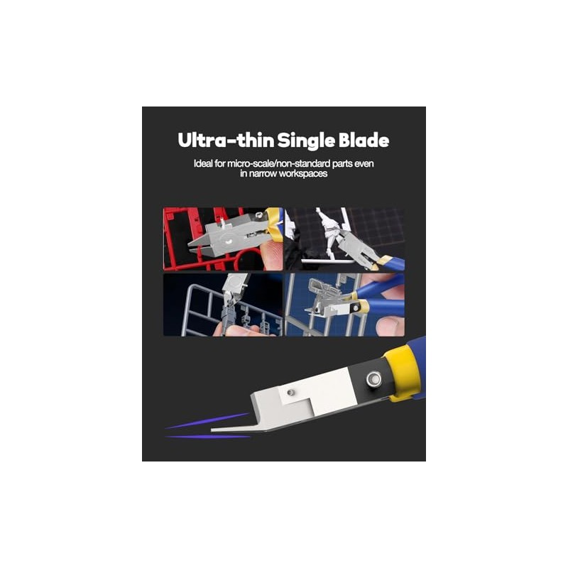 VCELINK Model Nipper, 4.7 inch Ultra-Thin Single Blade Model Tools