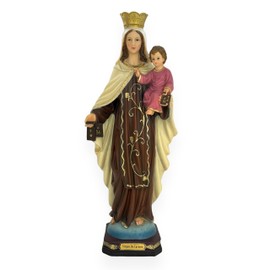 24" inch Virgen Del Carmen Imagen Our Lady of Mt Carmel Statue Virgin Mary Blessed Mother Catholic Home Decor Religious Gift