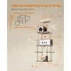 Feandrea Cat Tree, 77.5-Inch Tall Modern Cat Tower for Large