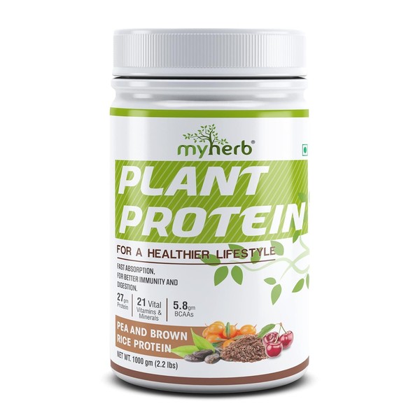 Generic MYHERBS Plant Protein Powder | Pea and Brown Rice