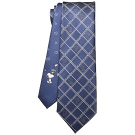 Peanuts PND48170 Snoopy Necktie, Navy Blue, Business Necktie, Gift, PND48170 Navy