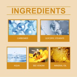 2pcs Bienengift Faltencreme,Bee Cream Bienengiftsalbe, Bienengift Creme für Falten Gesicht,Bienengift-Faltenentfernungscreme, Anti-Aging Gesichtscreme Moisturizer für Face und Hals Alle Hauttypen