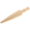 Teemando® Wooden Waffle Horn or Planting Wood for Homemade Waffle