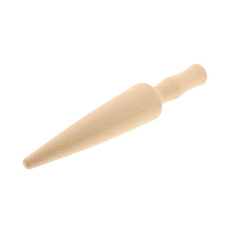 Teemando® Wooden Waffle Horn or Planting Wood for Homemade Waffle