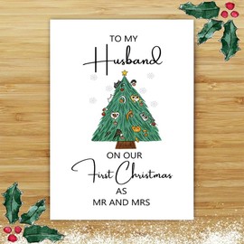 MEIXIAOVISNB58 Better Office Products Christmas Holiday Greeting Card Set, Card for Men, Husband, Boyfriend, Him,Happy Birthday, Premium 300gsm Cardstock