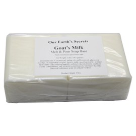 Our Earth's Secrets Our Earth's Secrets Goats Milk - 2 Lbs Melt and Pour Soap Base