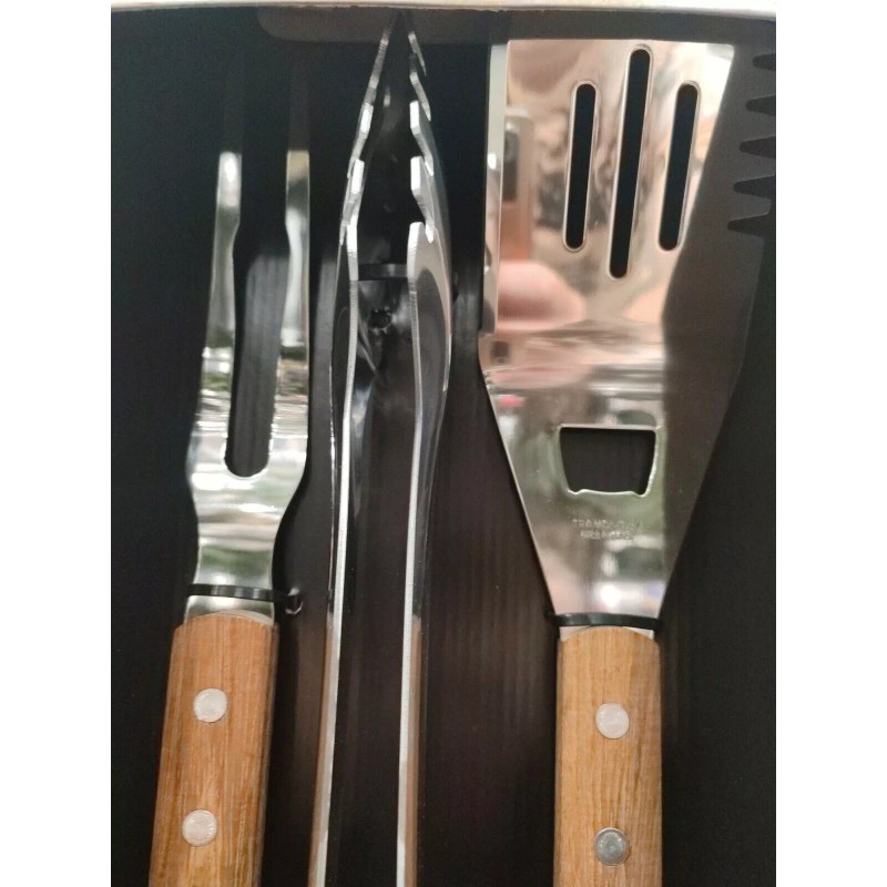 Tramontina 3 Piece Stainless Steel BBQ Tool Set