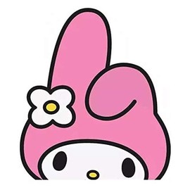 Peeker Anime My Melody Car Repair Personality Creative - Sticker Graphic - Weatherproof & Long Lasting Sticker