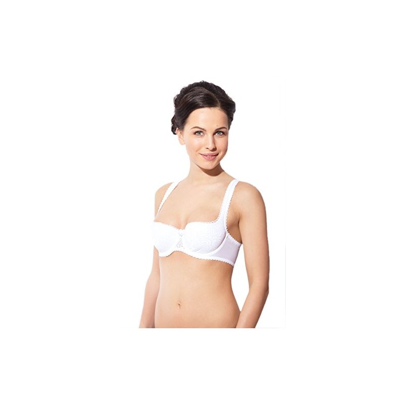Rosme Annija Collection Women's Half Cup Balconnet Underwired Bra -