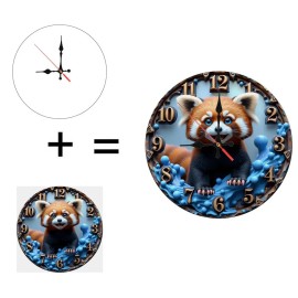 25x25cm Wood Wall Clock that Incorporates a Small Sundial in the Centersheet size: 25*25cm/9.843*9.843inch, color: White