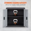 26\" Small Tool Chest Foldable Wall Cabinet Metal Garage Locker