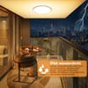 Cocolemon LED Ceiling Light with Radar Motion Sensor, 24 W