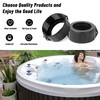 Adabuing 2" Spa Hot Tub Heater Split Nut Union amp